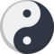 Yin Yang emoji on Facebook